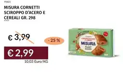 Prezzemolo e Vitale Misura cornetti sciroppo d'acero e cereali offerta