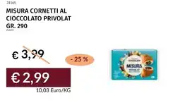 Prezzemolo e Vitale Misura cornetti al cioccolato privolat offerta