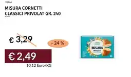 Prezzemolo e Vitale Misura cornetti classici privolat offerta