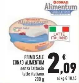 Conad Primo sale conad alimentum senza lattosio latte italiano offerta