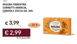 Prezzemolo e Vitale Misura fibrextra cornetti arancia, carota e zucca offerta
