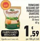 Conad Parmigiano reggiano parmigiano reggiano dop parmareggio granterre grattugiato offerta