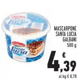 Conad Mascarpone santa lucia GALBANI offerta
