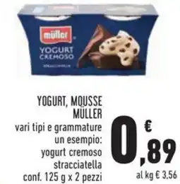 Conad Yogurt, mousse MÜLLER offerta