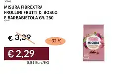 Prezzemolo e Vitale Misura fibrextra frollini frutti di bosco e barbabietola offerta