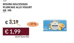 Prezzemolo e Vitale Misura dolcesenza plumcake allo yogurt offerta