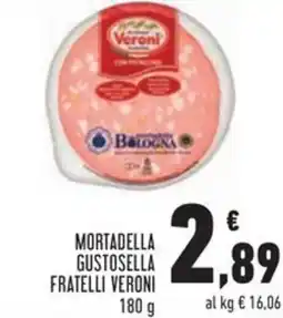 Conad Mortadella gustosella fratelli VERONI offerta