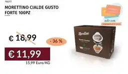 Prezzemolo e Vitale Morettino cialde gusto forte 100pz offerta