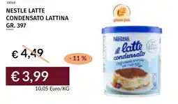 Prezzemolo e Vitale Nestle latte condensato lattina offerta