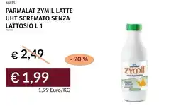 Prezzemolo e Vitale Parmalat zymil latte uht scremato senza lattosio offerta