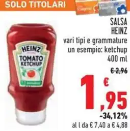 Conad Salsa HEINZ offerta