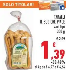 Conad Taralli il sud che piace offerta