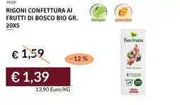Prezzemolo e Vitale Rigoni confettura ai frutti di bosco bio offerta