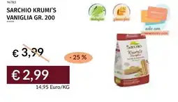 Prezzemolo e Vitale Sarchio krumi's vaniglia offerta