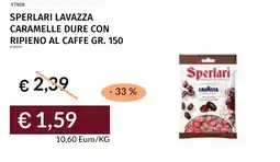 Prezzemolo e Vitale Sperlari lavazza caramelle dure con ripieno al caffe offerta