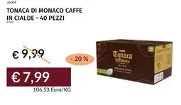 Prezzemolo e Vitale Tonaca di monaco caffe in cialde - 40 pezzi offerta