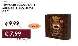 Prezzemolo e Vitale Tonaca di monaco caffe macinato classico offerta