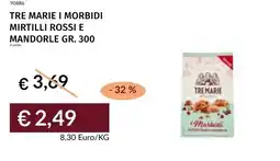 Prezzemolo e Vitale Tre marie i morbidi mirtilli rossi e mandorle offerta