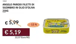 Prezzemolo e Vitale Angelo parodi filetti di sgombro in olio d'oliva offerta