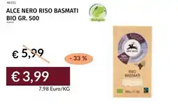 Prezzemolo e Vitale Alce nero riso basmati bio offerta