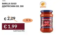 Prezzemolo e Vitale Barilla sugo amatriciana offerta