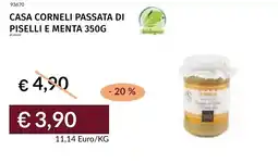 Prezzemolo e Vitale Casa corneli passata di piselli e menta offerta