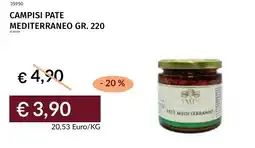 Prezzemolo e Vitale Campisi pate mediterraneo offerta