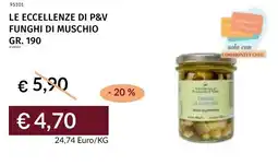Prezzemolo e Vitale Le eccellenze di p&v funghi di muschio offerta