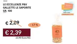 Prezzemolo e Vitale Le eccellenze p&v gallette le saporite offerta