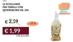 Prezzemolo e Vitale Le eccellenze p&v taralli con peperoncino offerta