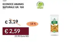 Prezzemolo e Vitale Econoce ananas naturale offerta