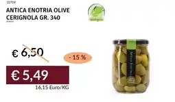 Prezzemolo e Vitale Antica enotria olive cerignola offerta