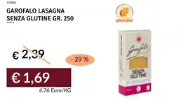 Prezzemolo e Vitale Garofalo lasagna senza glutine offerta
