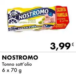 Iper Tosano NOSTROMO Tonno sott'olio offerta