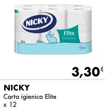 NICKY Carta igienica Elite x 12