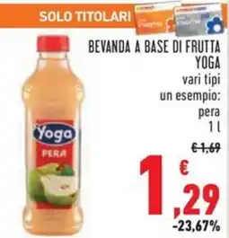 Conad Bevanda a base di frutta YOGA offerta