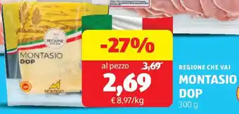 Regione che vai montasio dop