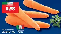 ALDI I colori del sapore carote offerta