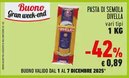 Conad Pasta di semola DIVELLA offerta