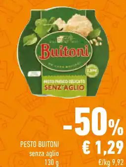 Conad Pesto buitoni senza aglio offerta
