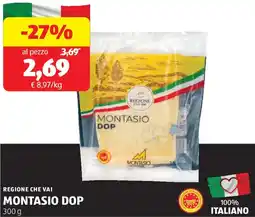 ALDI Regione che vai montasio dop offerta