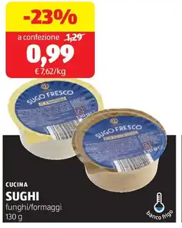 ALDI Cucina sughi funghi/formaggi offerta
