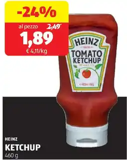 ALDI Heinz ketchup offerta