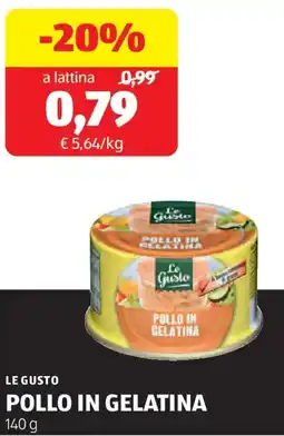 ALDI Le gusto pollo in gelatina offerta