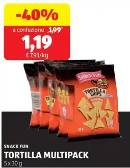 ALDI Snack fun tortilla multipack offerta