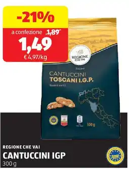 ALDI Regione che vai cantuccini igp offerta