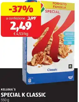 ALDI Kellogg's special k classic offerta