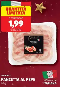 ALDI Gourmet pancetta al pepe offerta