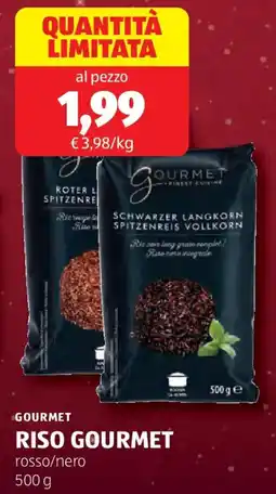 ALDI Gourmet riso gourmet rosso/nero offerta