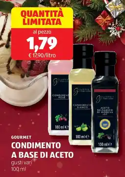 ALDI Gourmet condimento a base di aceto offerta